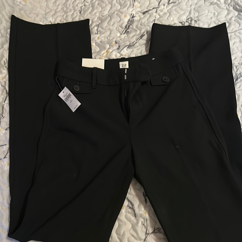 GAP Baby Boot high rise black pants